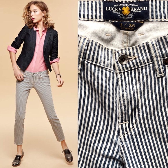 Lucky Brand Pants - 1 DAY SALE 🔶 Lucky Brand 🍀 Charlie Stripe Jeans